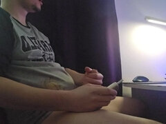 Morning Wake-up Masturbation Before Going to Work