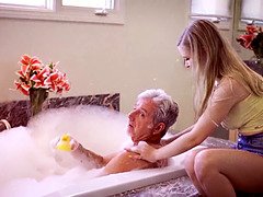 Americano, Bionda, Pompino, Figlia, Hd, Piccola, Magra, Uniforme