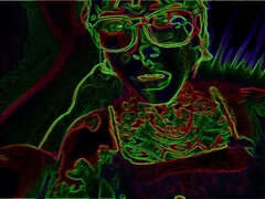 Psychedelic Anal Threesome - Swinger