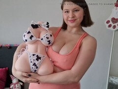 Beso negro, Gorda, Culo grande, Bikini, Muñeca, Coño, Chupando, Adolescente