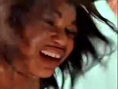 Chica, Verga grande, Tetas grandes, Negro, Mamada, Corridas, Grupo, Sexo duro