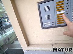 Hot Czech MILF gets dicked down by a dominant older man in hot doggystyle action