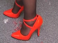 Bdsm, Bisexuell, Femdom, Fetisch, Fotfetisch, Tysk, Retro, Trekant