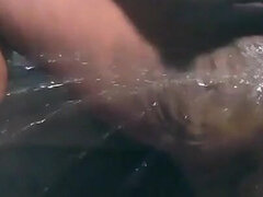 Svart, Dildoen, Hunn, Onani, Squirting