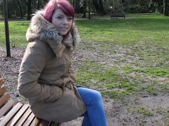 18, Bakfra, Orgasme, Rødtopp, Barbert, Tynn, Tenåring, Pupper