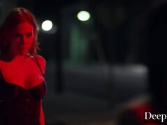 Brunett, Bystig, Par, Hd, Underkläder, Orgie, Strumpbyxor, Trekant