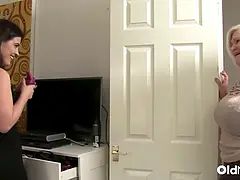 Amateur Czech Granny Seduces And Plays With Teen Stud