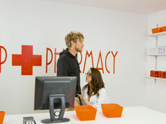 Pharmacist Chanel Preston helps a guy with dick problem