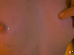 Babe, Stor pik, Blondine, Pik sutte, Pik, Hundestilling, Fisse, Bryster