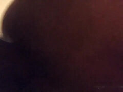 Latina slut takes shower and gets POV interracial titjob - homemade