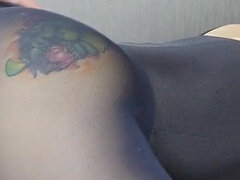 Mari Galore Workout Nylon Pantyhose Sex