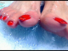 Amateur, Fétiche des pieds, Solo, Mouillée