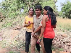 Schönheit, Blasen, Braunhaarige, Vollbusig, Gruppe, Hd, Milf, Im freien