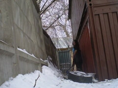 spy pissing russian teen in the nature