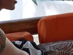 18 jahre, Grosser schwanz, Blasen, Sperma im mund, Latina, Kurzes haar, Tätowierung, Jungendliche (18+)