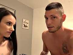 Step dad joins Tyler and Paisley in a fuck session