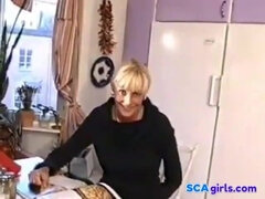 Amateur, Blonde, Danoise, Fille, Queue, Famille, Hard, Épouse