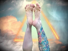 Domination, Femme dominatrice, Fétiche des pieds, Humiliation, Maîtresse, Solo, Tatouage