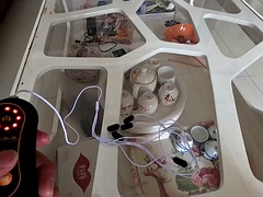 Asiat, Kinesisk, Homoseksuel, Hårdt, Solo, Teenager, Legetøj, Vibrator