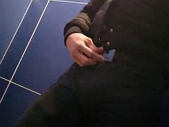 Jon Arteens Male Mall Restroom Masturbation. Have you ever jerked off in a public toilet like me?