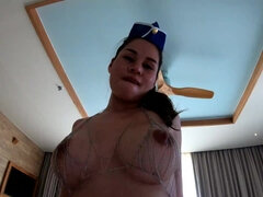 Brilliant Stewardess Boned in Uniform