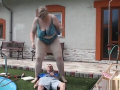 Blonde Plumper Diana Loves Sixty Nine Outdoors