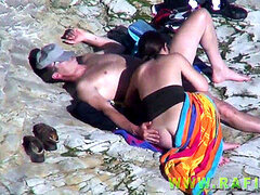 Nudebeach, hidden cam, hump