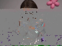 Zadek, Velké kozy, Černé, Brunetka, Ebenové, Pička, Vyholené, Kozičky