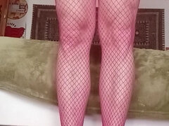 In den arsch, Dildo, Französisch, Schwul, Lingerie, Masturbation, Solo, Strümpfe