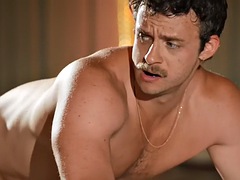 Arschlecken, Paar, Spermaladung, Erotisch, Schwul, Masturbation, Tätowierung, Spielzeuge