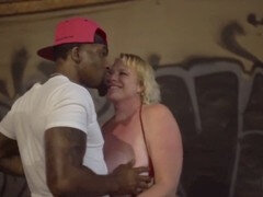 Outdoor action with sultry Cameron Skye and her big black cock lover Rome Major