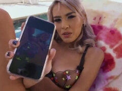 Blondína, Kuřba, Striekanie semena, Na tvár, Prírodné, Drobunké, Tetovanie