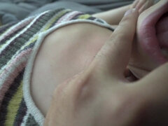 Amatőr, Monumentális dákó, Gesztenyebarna, Felszarvazott, Pénisz, Házi készítésű, Hármas