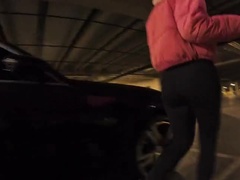 Amateur, Mamada, Coche, Pareja, Semen en la boca, Polla, Hd, Adolescente