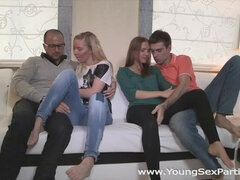 Young Sex Parties - Angie Koks - Sabrina Moore - Sharing the fruit of group