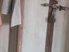 Indian Wife Getting Ready in Green Saree. Part 1