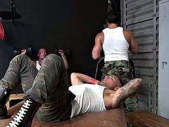 Court Martial Gang Fuck - Part 1 - Silver Steele, Sean Duran Orgy
