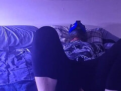 Amateur, Anal, Amarrada, Pies, Cuero, Masturbación, Solo