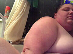 Kúpeľňa, Bbw, Macaté, Hrubé, Masturbácia