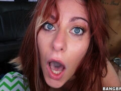 Stor rumpe, Stor kukk, Store pupper, Kukk suging, Bil, Bakfra, Rødtopp