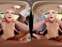 Tridimensionnel, Blonde, Sucer une bite, Réalité