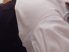 Amaterji, Notranji izliv, Japonka, Služkinja, Orgazem, Hlačne nogavice, Dokolenke, V uniformi