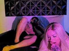 Blonde with the biggest booty gets it all to herself