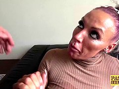 Busty UK Brooke Jameson Rough Fucked By Pascal