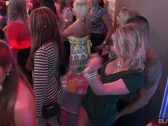 Orgy party gets started when strangers start feeling each other up
