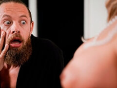 Velik kurac, Velike joške, Blondinka, Fafanje, Dekle drka tiča, Masaža, Milf, Drgnjenje ob joške