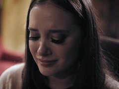 큰 엉덩이, 오랄섹스, 흑갈색 머리, 사정 샷, 음경, 에로틱, 얼굴에, 하드코어