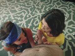 Pauzão, Loiroa, Morena, Peituda, Pau, Mãe gostosa, Pontos de vista, Sexo grupal a três