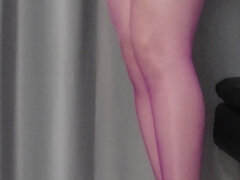 Sissykanisa's Lingerie Collection Ep19: Sexy Purple Stocking