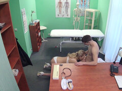 Amateur, Mamada, Médico, Enfermera, Bragas, Coño, Calientapollas, Uniforme